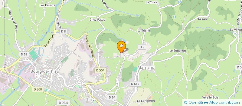 localisation de l'entreprise SCI VILLA STANDING  THIZY-LES-BOURGS