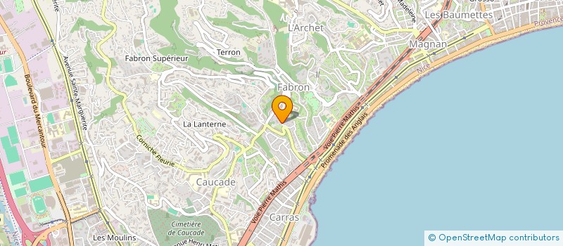 localisation de l'entreprise SCI VILLA STARINA à NICE