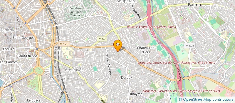 localisation de l'entreprise SCI VILLA STERLING à TOULOUSE