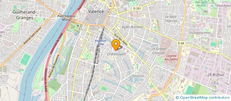 localisation de l'entreprise SCI VILLA SYLVIE  VALENCE