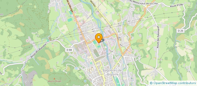 localisation de l'entreprise SCI VILLA TARA  BAGNERES-DE-BIGORRE