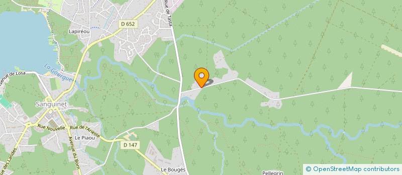 localisation de l'entreprise SCI VILLA TINASOL  SANGUINET