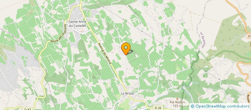 localisation de l'entreprise SCI VILLA VANILLE  LE CASTELLET