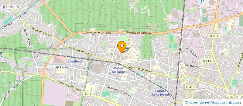 localisation de l'entreprise SCI VILLA VERDE  COLMAR