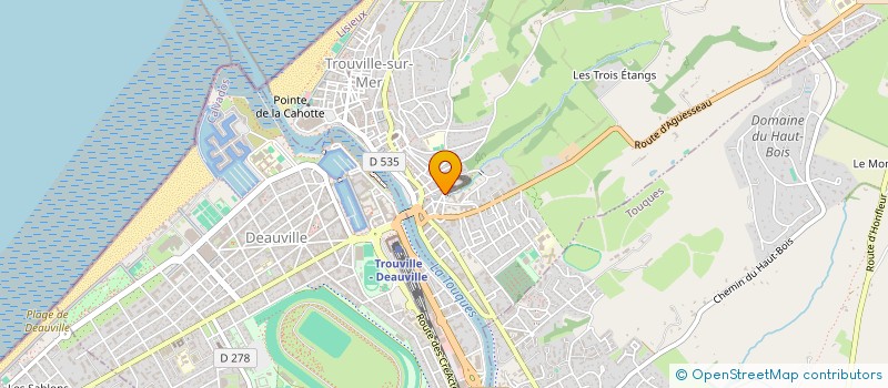 localisation de l'entreprise SCI VILLA VICTOR HUGO à TROUVILLE-SUR-MER