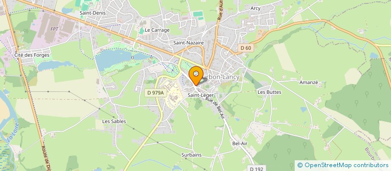 localisation de l'entreprise SCI VILLA VINCENT à BOURBON-LANCY