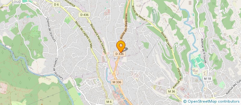 localisation de l'entreprise SCI VILLA VOLGA à SAINT-PAUL-DE-VENCE