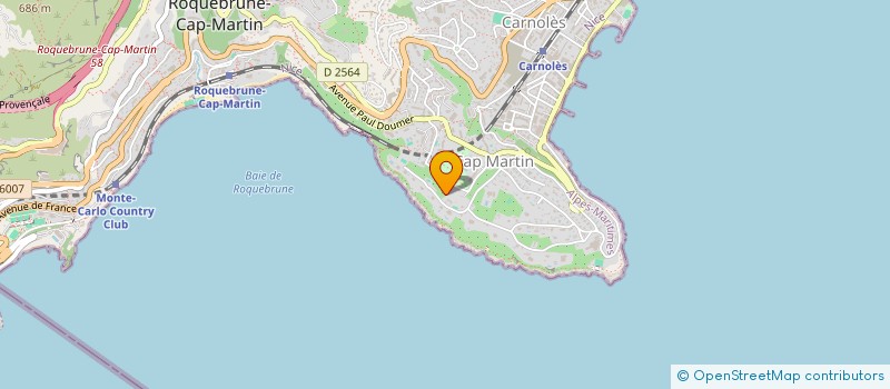 localisation de l'entreprise SCI VILLA WHITE  ROQUEBRUNE-CAP-MARTIN