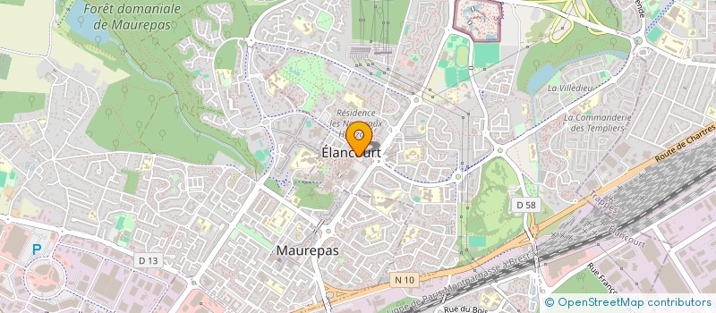 localisation de l'entreprise SCI VILLABATE  ELANCOURT