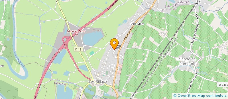 localisation de l'entreprise SCI VILLADIE  LIBOURNE