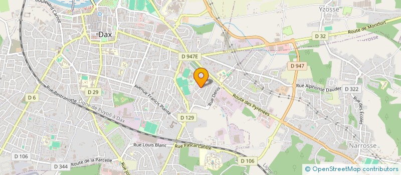 localisation de l'entreprise SCI VILLADUPIN à DAX