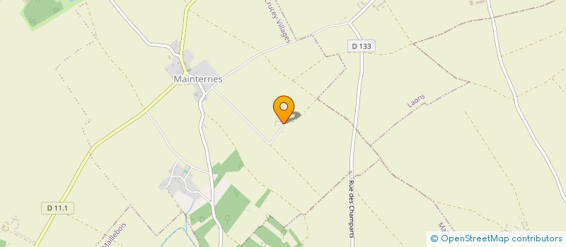 localisation de l'entreprise SCI VILLAFOM à CRUCEY-VILLAGES