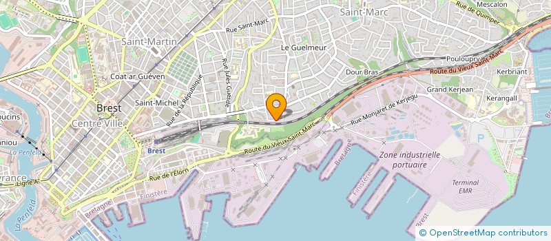localisation de l'entreprise SCI VILLAGE à BREST