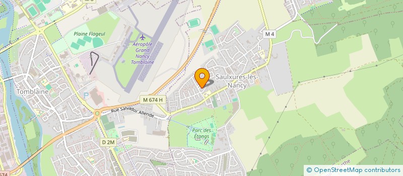 localisation de l'entreprise SCI VILLAGE  SAULXURES-LES-NANCY