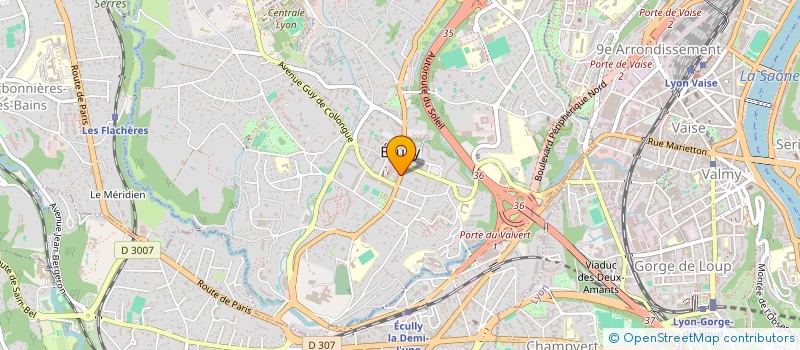 localisation de l'entreprise SCI VILLAGE  ECULLY