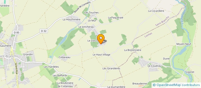 localisation de l'entreprise SCI VILLAGE  SAINT-BRANCHS