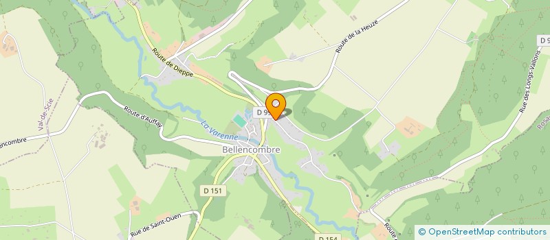 localisation de l'entreprise SCI VILLAGE  BELLENCOMBRE