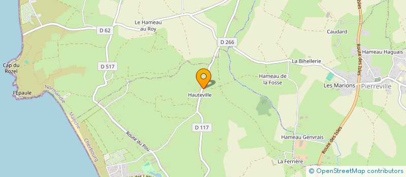 localisation de l'entreprise SCI VILLAGE D'HAUTTEVILLE  SURTAINVILLE