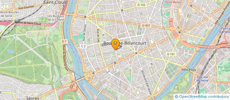 localisation de l'entreprise SCI VILLAGE ENTREPRISES SAINT-LOUIS à BOULOGNE-BILLANCOURT