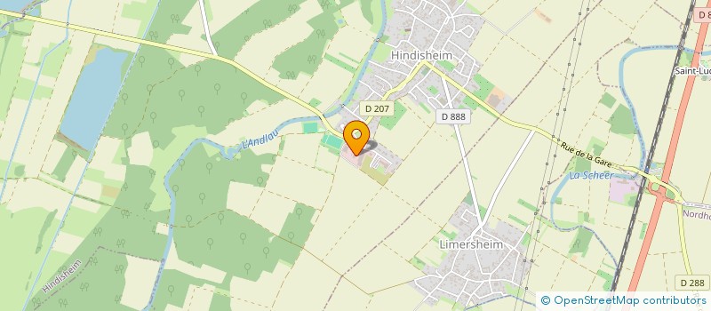 localisation de l'entreprise SCI VILLAGE NEUF  ERSTEIN