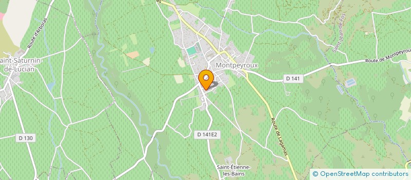 localisation de l'entreprise SCI VILLAGE SAUVANES  MONTPEYROUX