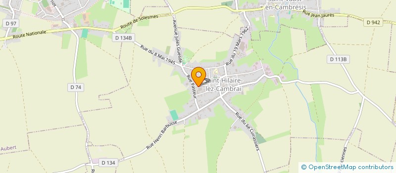 localisation de l'entreprise SCI VILLAIN  SAINT-HILAIRE-LEZ-CAMBRAI