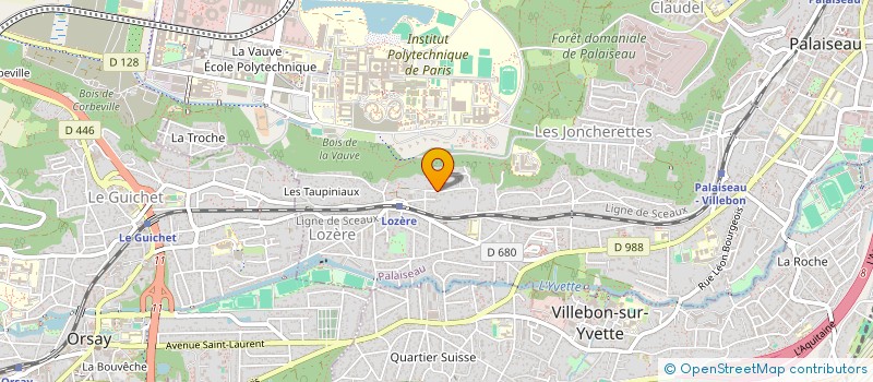 localisation de l'entreprise SCI VILLAJ2 à PALAISEAU