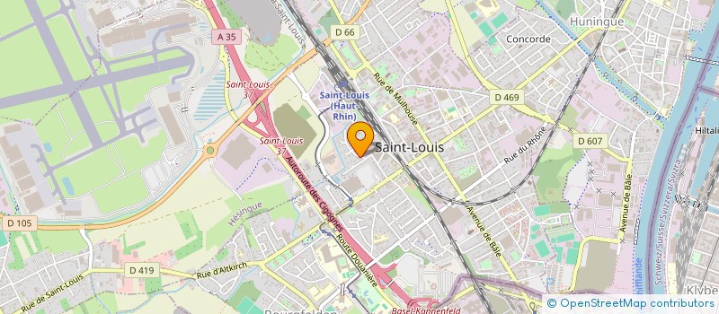 localisation de l'entreprise SCI VILLALBA  SAINT-LOUIS