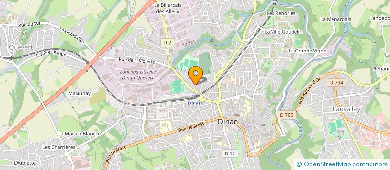 localisation de l'entreprise SCI VILLALON  DINAN