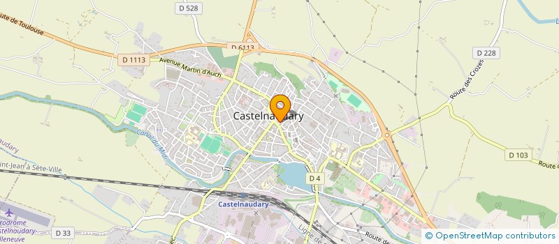 localisation de l'entreprise SCI VILLAMODERNA  CASTELNAUDARY