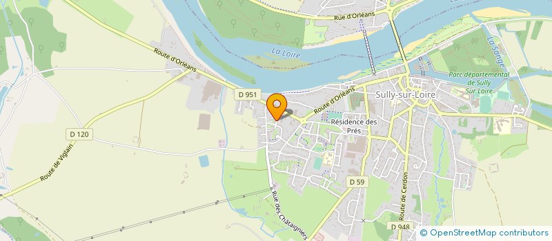 localisation de l'entreprise SCI VILLANDERY NOUVELLE à SULLY-SUR-LOIRE