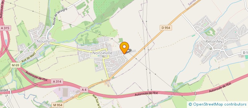 localisation de l'entreprise SCI VILLANOIS  NOISSEVILLE