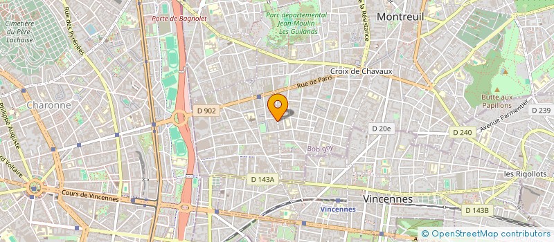 localisation de l'entreprise SCI VILLANSAM à MONTREUIL