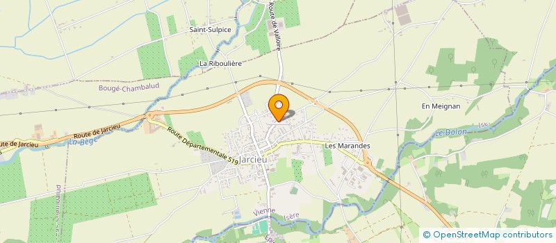 localisation de l'entreprise SCI VILLARD-LACHISE  JARCIEU