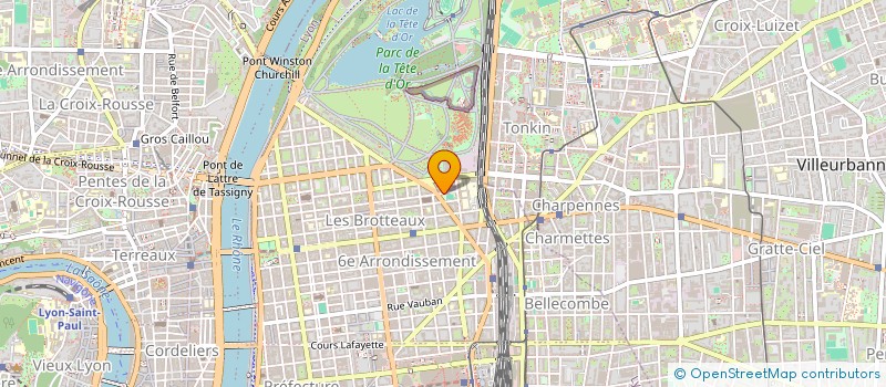 localisation de l'entreprise SCI VILLARD LATE-BERTRAND  LYON