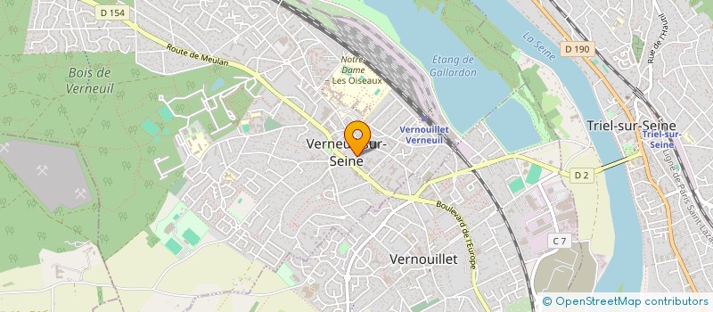 localisation de l'entreprise SCI VILLARDENIS  VERNEUIL-SUR-SEINE