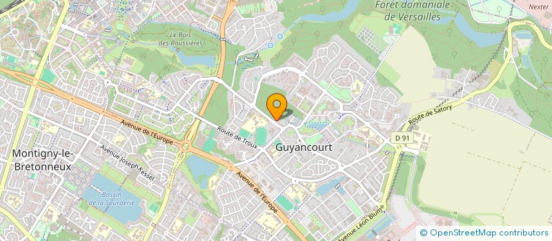 localisation de l'entreprise SCI VILLAROSE  GUYANCOURT