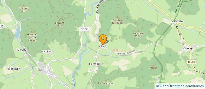 localisation de l'entreprise SCI VILLARS  LUCENAY L'EVEQUE