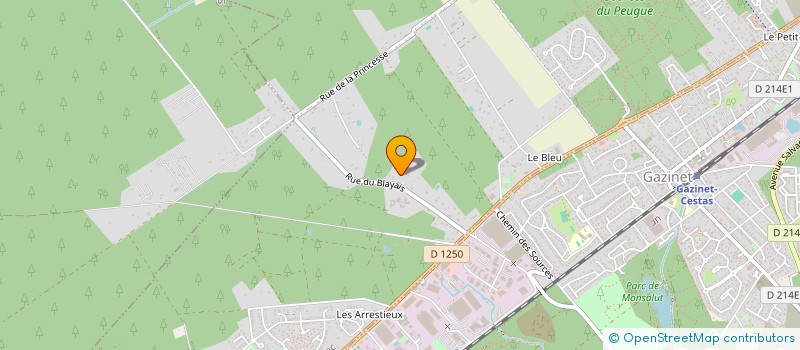 localisation de l'entreprise SCI VILLAS PAPAGAYO  PESSAC