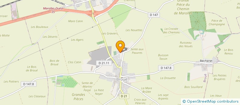 localisation de l'entreprise SCI VILLATTE à BROUE
