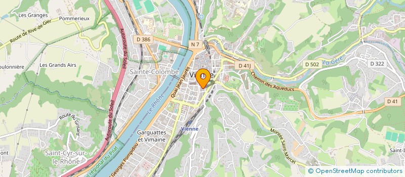localisation de l'entreprise SCI VILLE 600  VIENNE