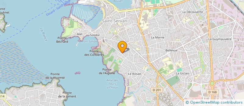 localisation de l'entreprise SCI VILLE BILLY  SAINT-MALO