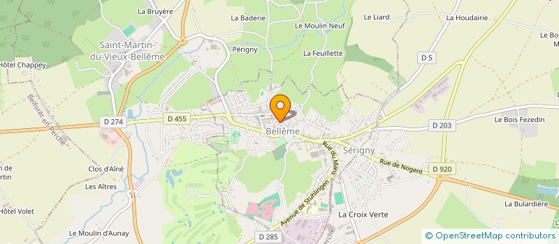 localisation de l'entreprise SCI VILLE CLOSE à BELLEME