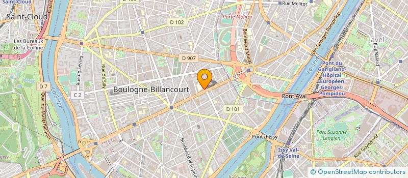 localisation de l'entreprise SCI VILLE D'AVRAY 37 RUE DE MARNES à ISSY-LES-MOULINEAUX