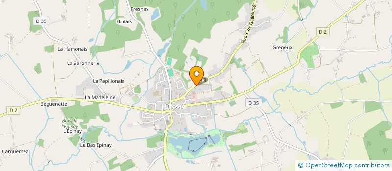 localisation de l'entreprise SCI VILLE DINAIS  PLESSE