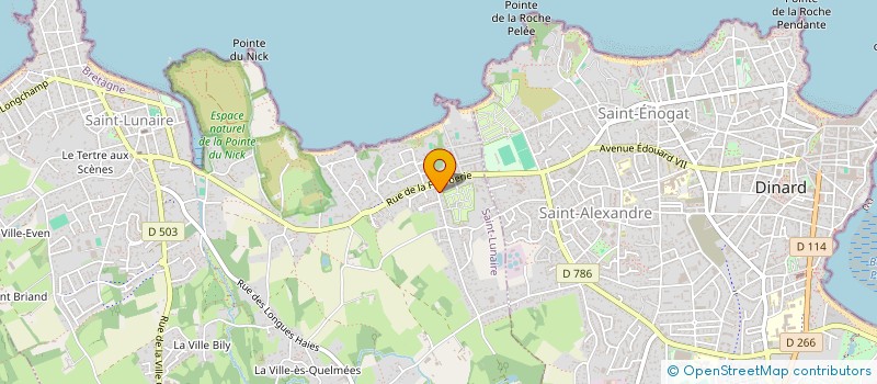 localisation de l'entreprise SCI VILLE GEHAN à SAINT-LUNAIRE