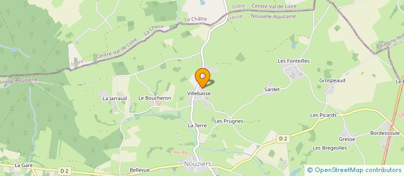 localisation de l'entreprise SCI VILLEBASSE  NOUZIERS