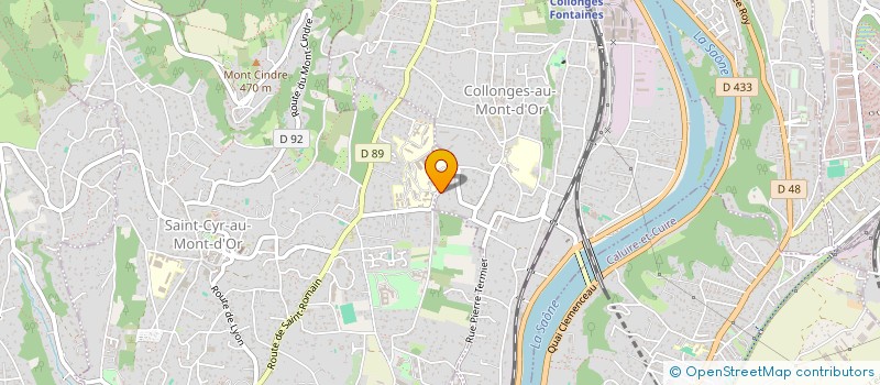 localisation de l'entreprise SCI VILLEBEL  COLLONGES-AU-MONT-D'OR