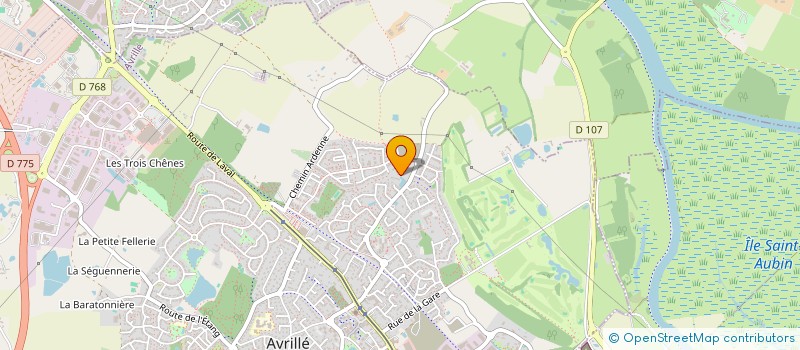 localisation de l'entreprise SCI VILLEBELLE à AVRILLE