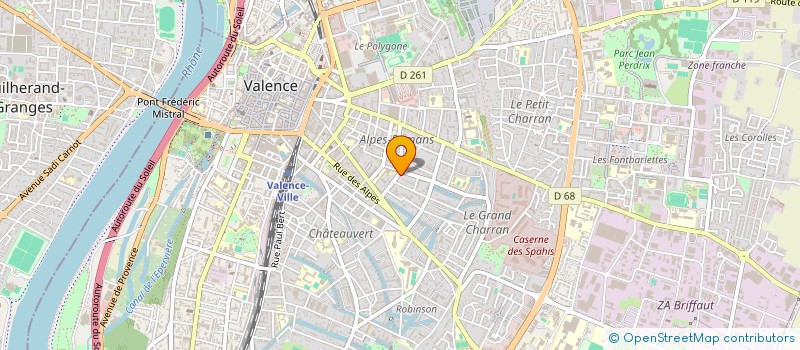 localisation de l'entreprise SCI VILLEBOIS 3 à VALENCE